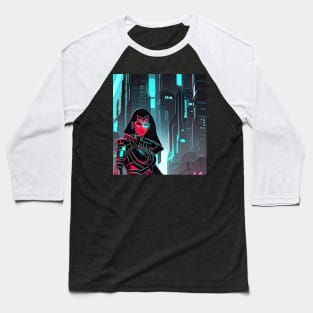 Cyberpunk Hotties (35) - Beautiful Sci fi Women Baseball T-Shirt